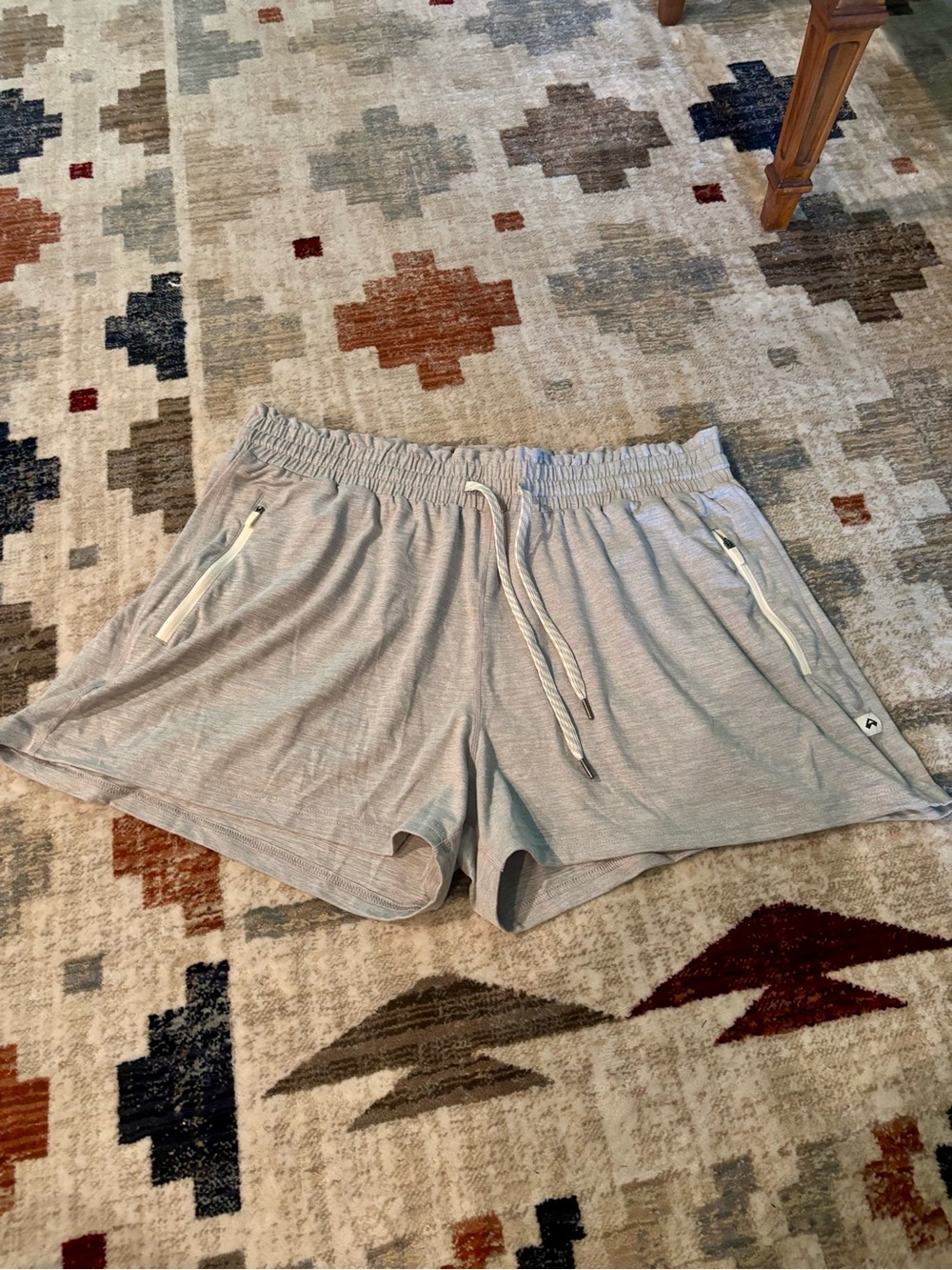 PIONEER Light Gray Women's Athletic Drawstring Shorts